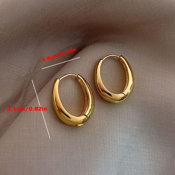 "10 Pairs of Minimalist Gold Geometric Earrings – Retro, Elegant, Daily Wear & Gift for Women - Image 2