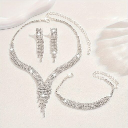 Fashionable Long Tassel Ring Necklace – Women's High-End Niche Design, Elegant and Versatile Accessory - Image 4